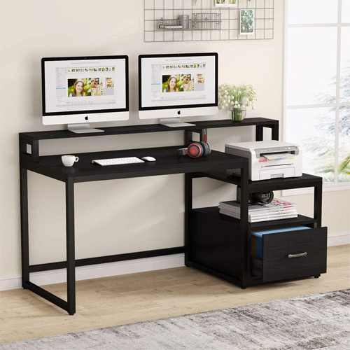 Computer Desk with File Drawer