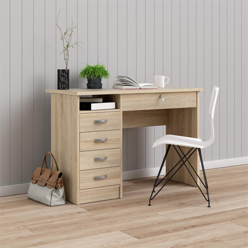 Oak Desk With Drawers