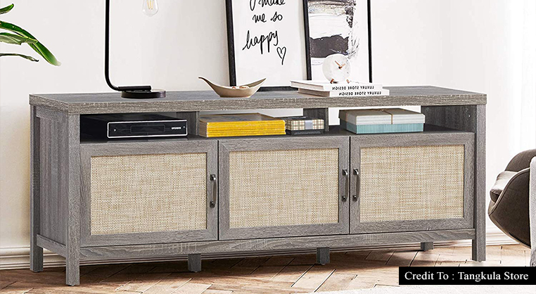 rattan tv stand
