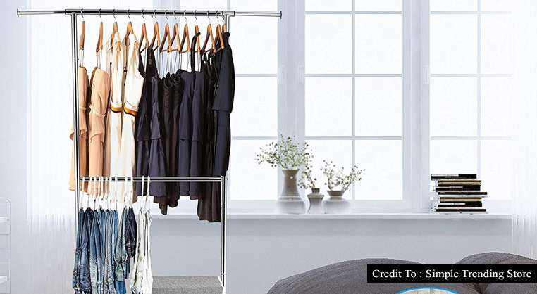 clothing hanging rod