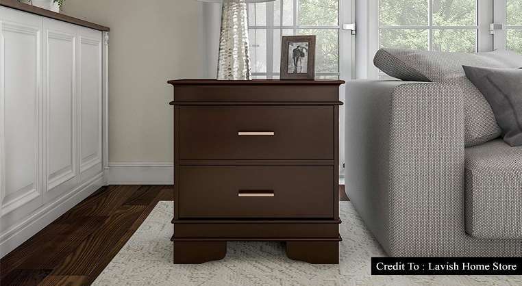 Dark Brown Nightstand