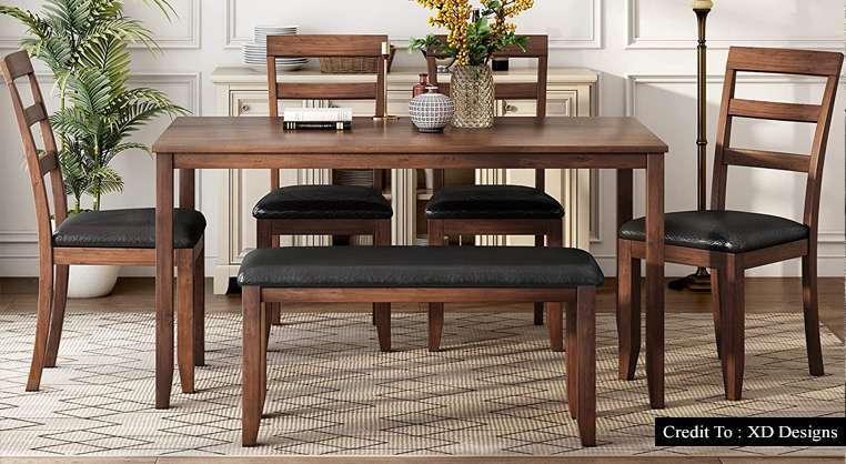 Farmhouse Table And Bench