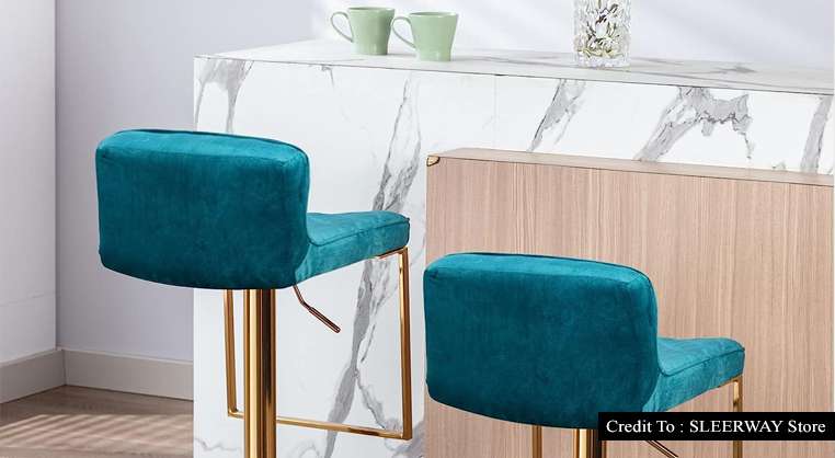 Teal Bar Stool