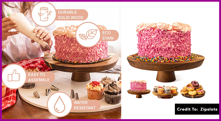 Wooden Cake Stands —