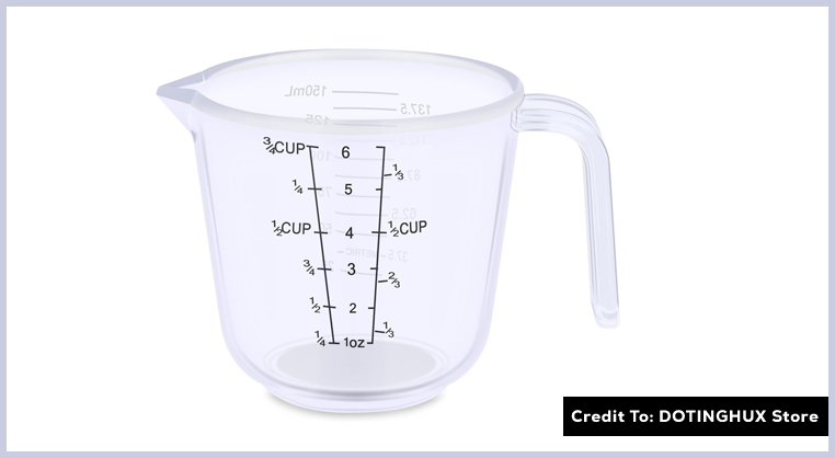 3 4 On A Measure Cup