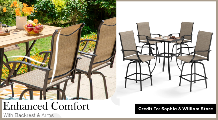 Outdoor Bar Height Chairs