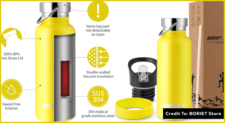 Yellow Hydro Flask